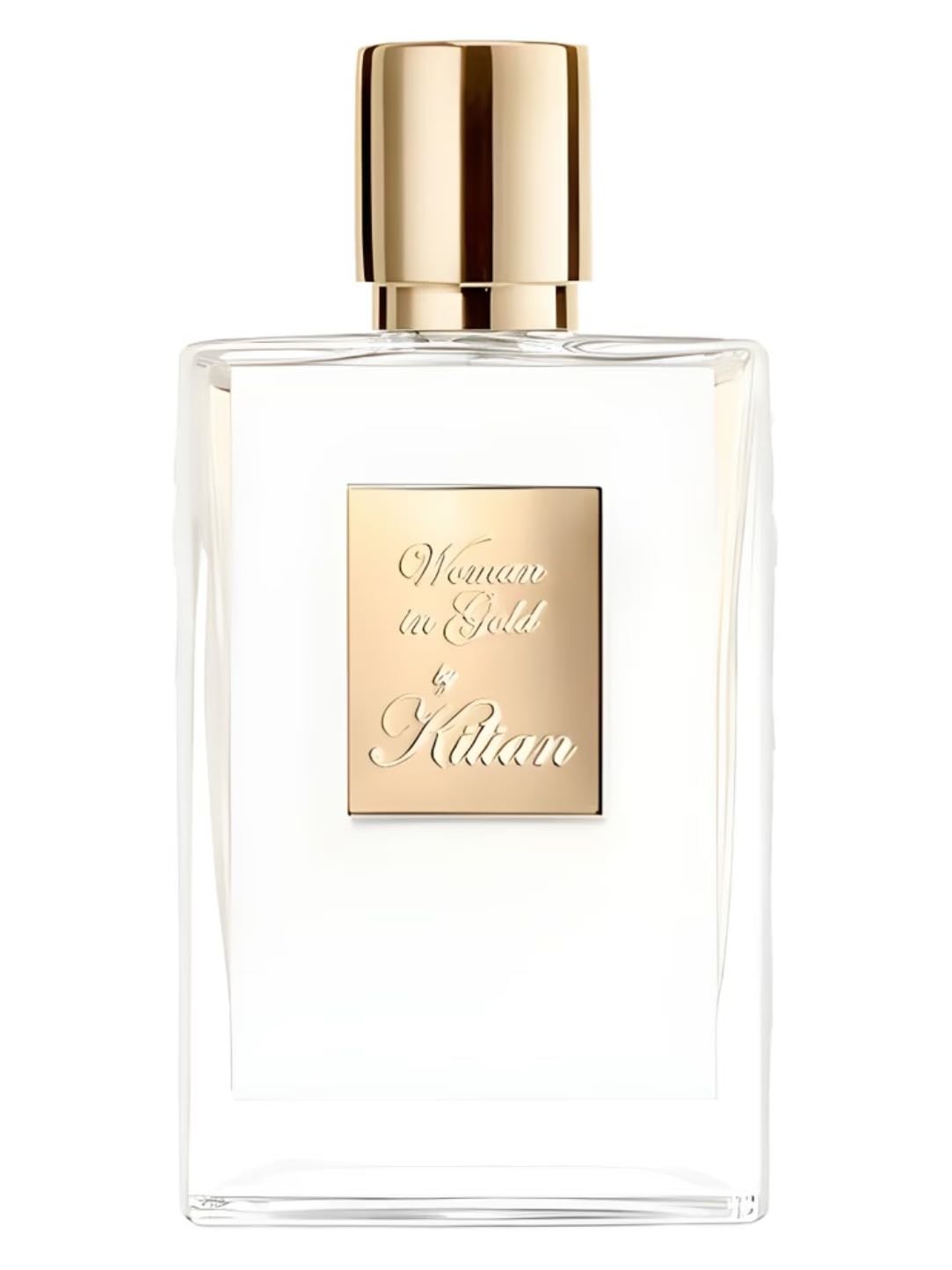 Woman in Gold By Kilian - Luxurious and radiant, a blend of honeyed florals, golden amber, and creamy sandalwood.