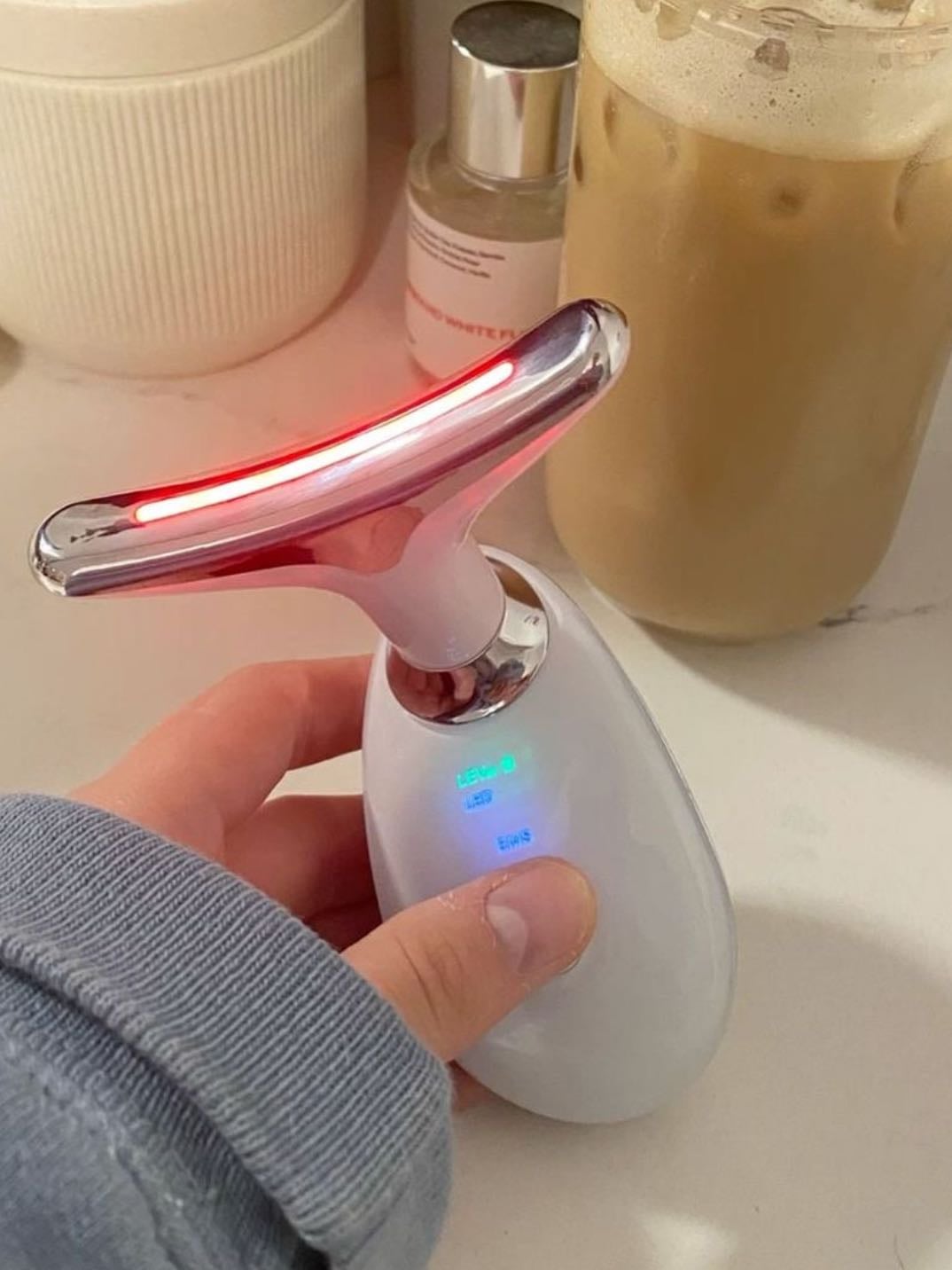 Dispositivo facial de luz LED - roja / azul / verde