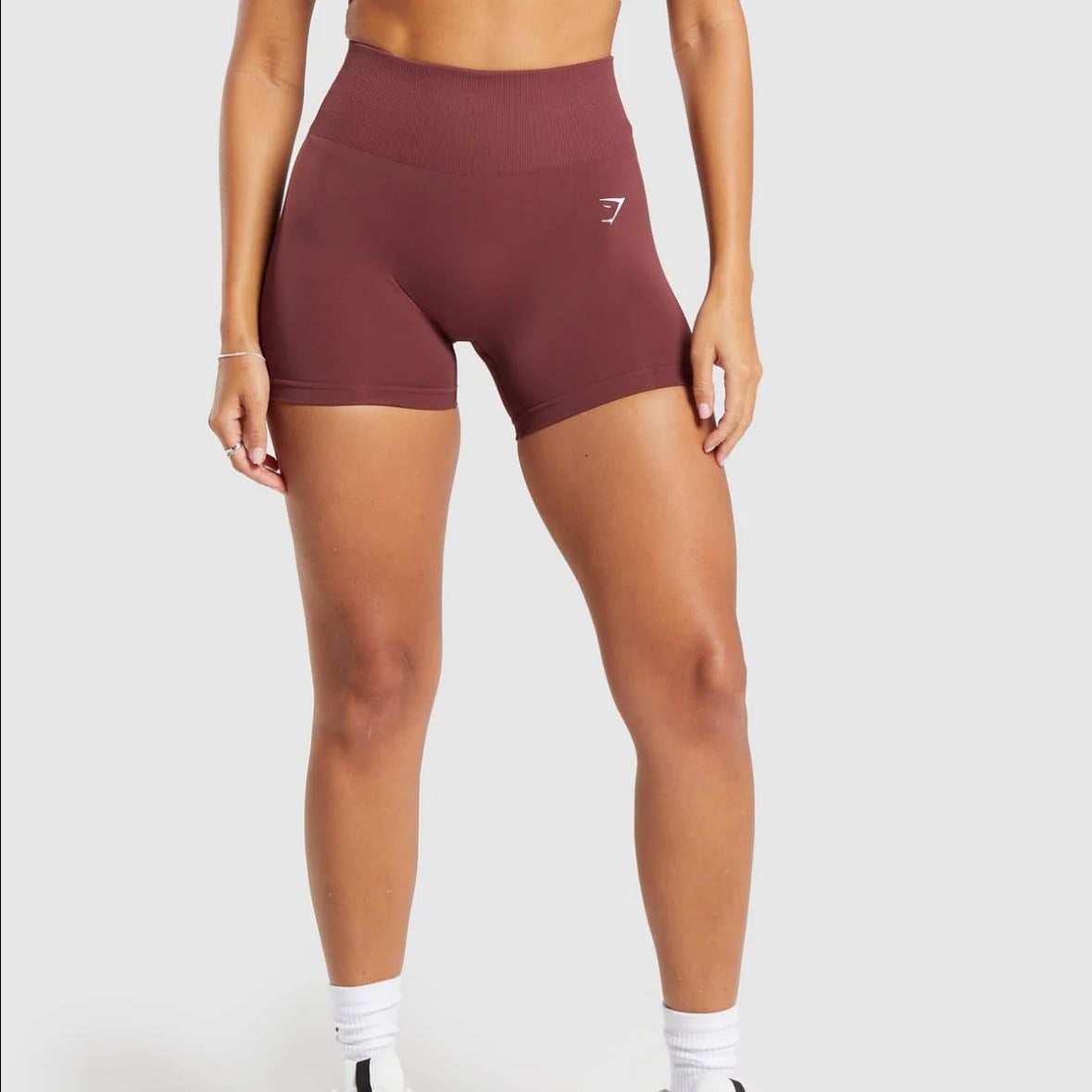 EVERYDAY SEAMLESS SHORTS - Burgundy Brown