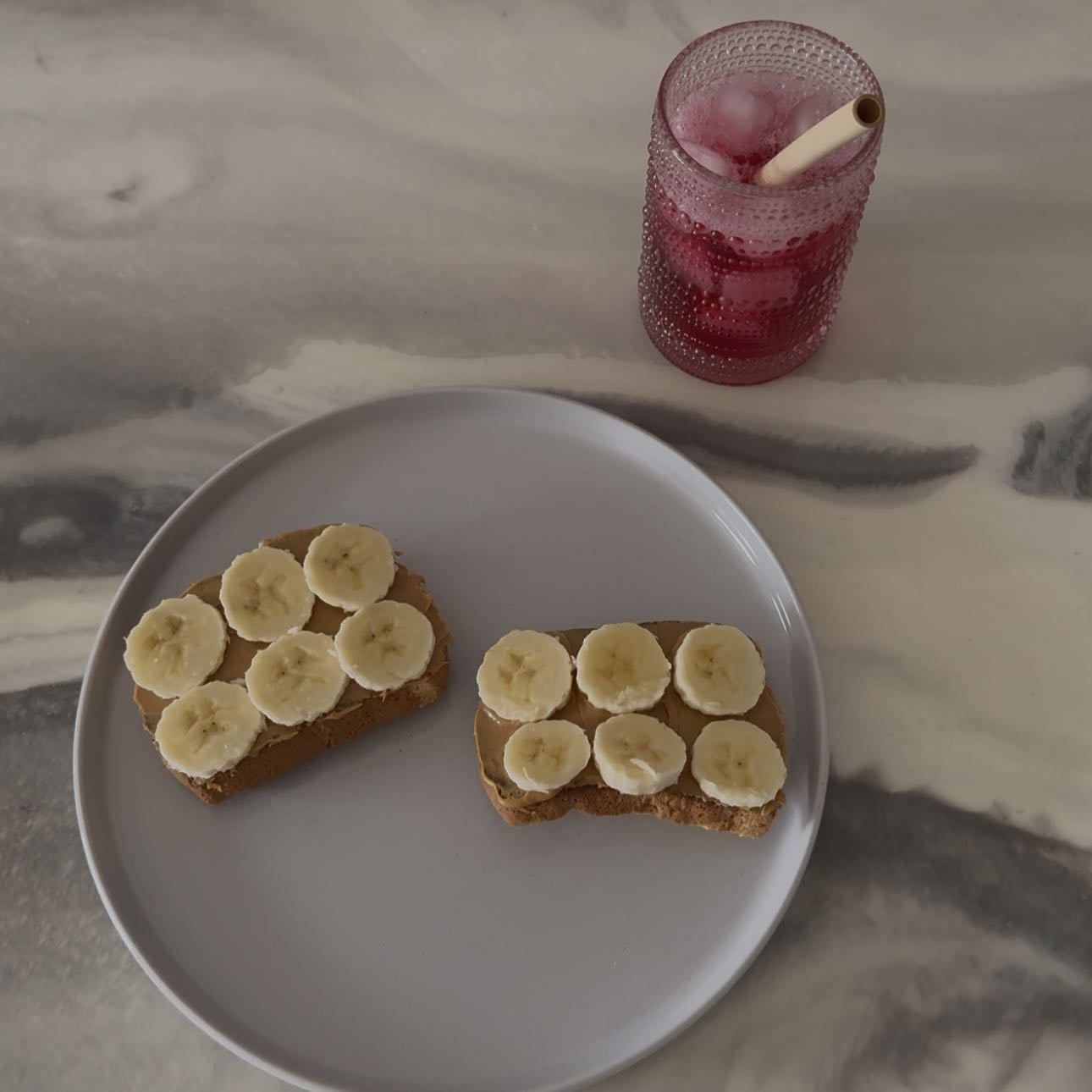 peanut butter banana toast