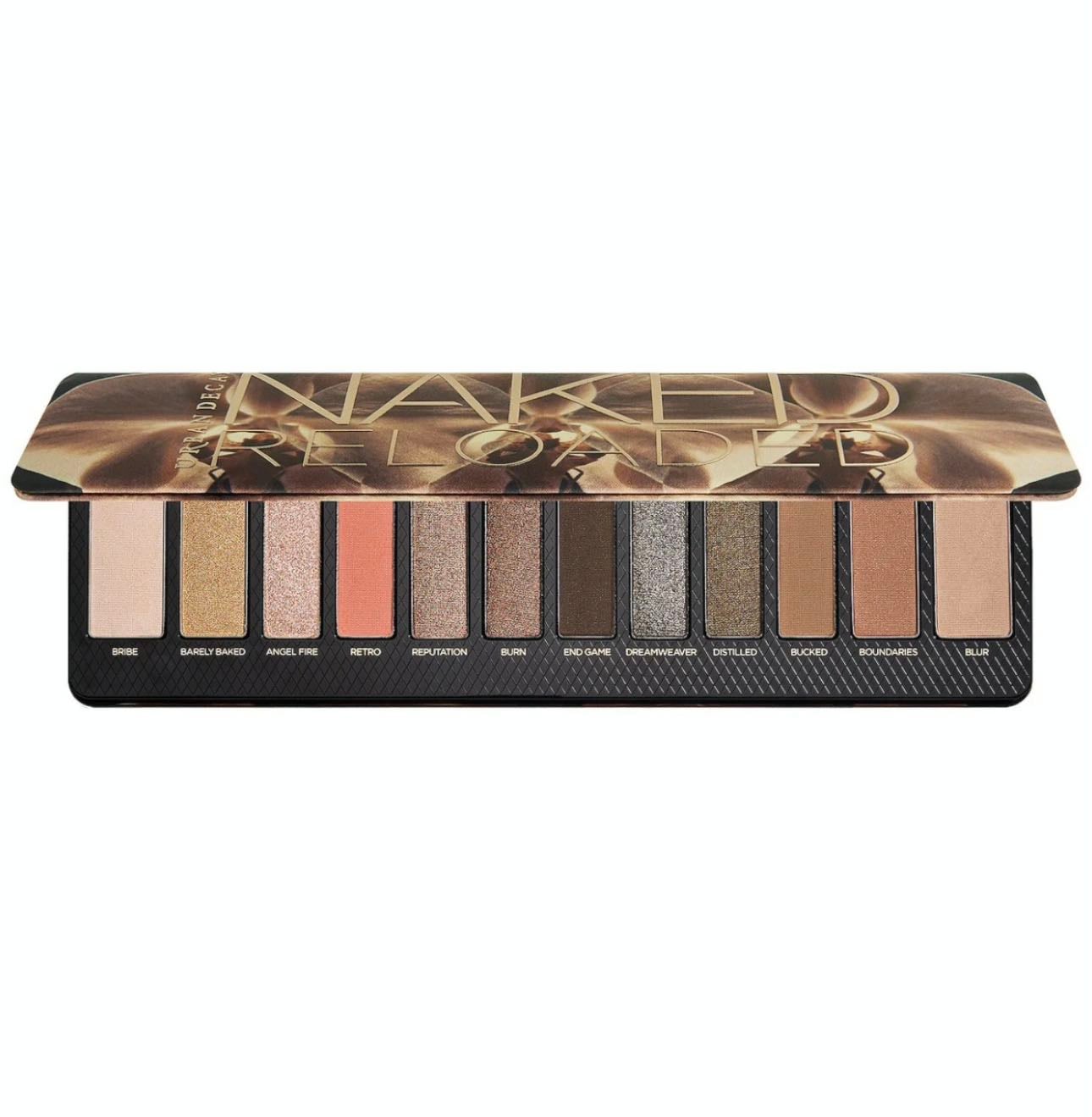 Urban Decay Naked Reloaded Eyeshadow Palette - -$1300. Mi paleta de sombras favorita.