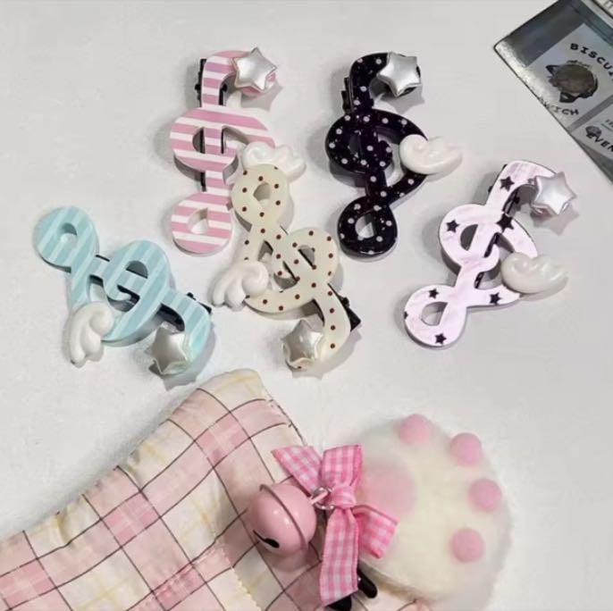 Music Note Hairclips