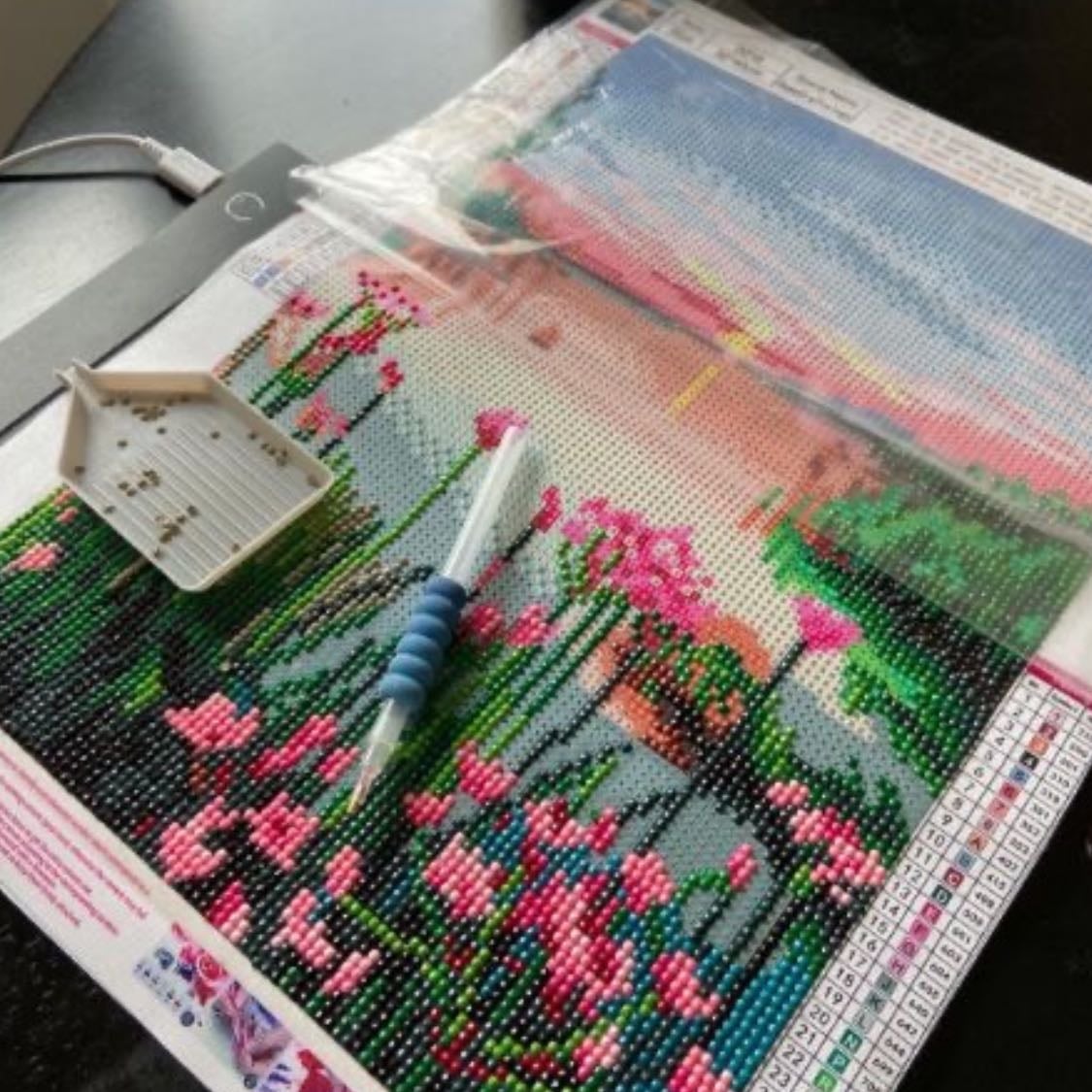 Color by number paintings