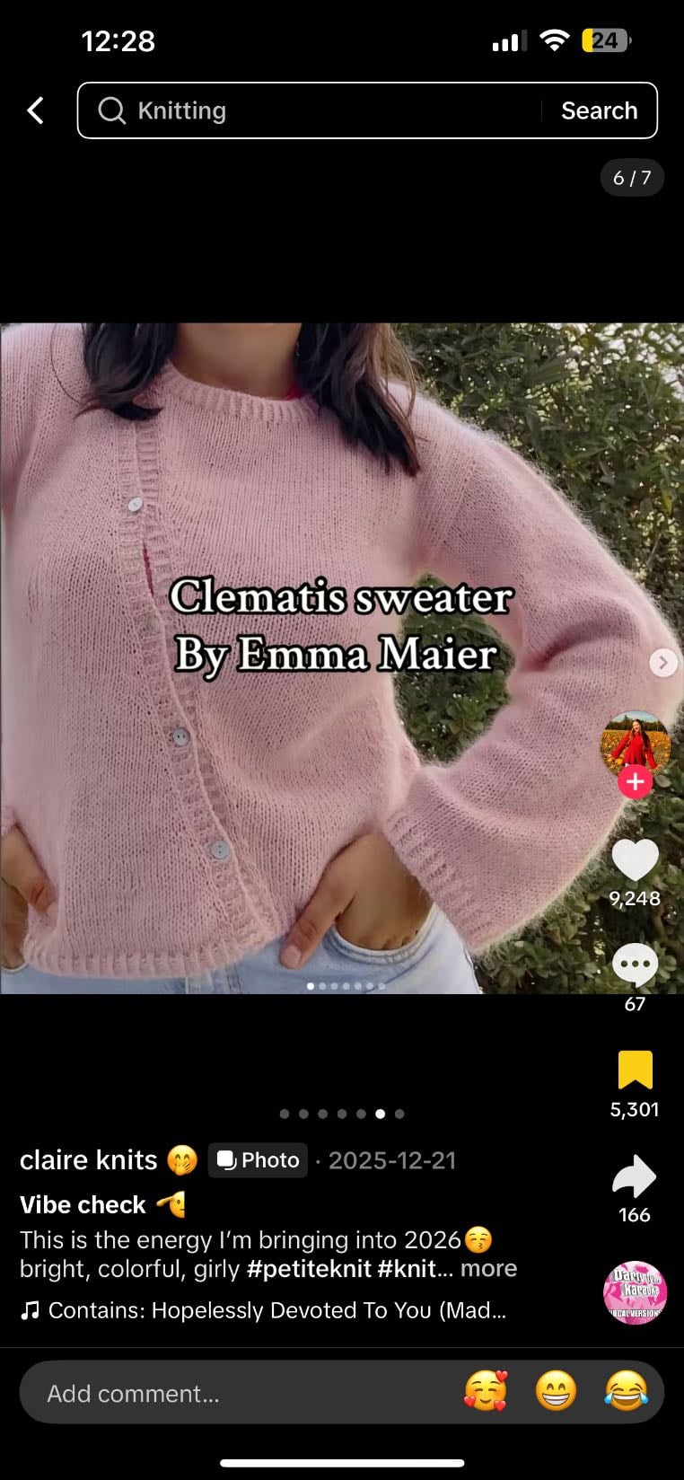 Clematis sweater - By Emma Maier