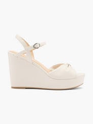 (Graceland) Keilsandalette in beige | DEICHMANN - Klarna Logo