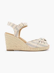 (ESPRIT) Keilsandalette in beige | DEICHMANN - Klarna Logo