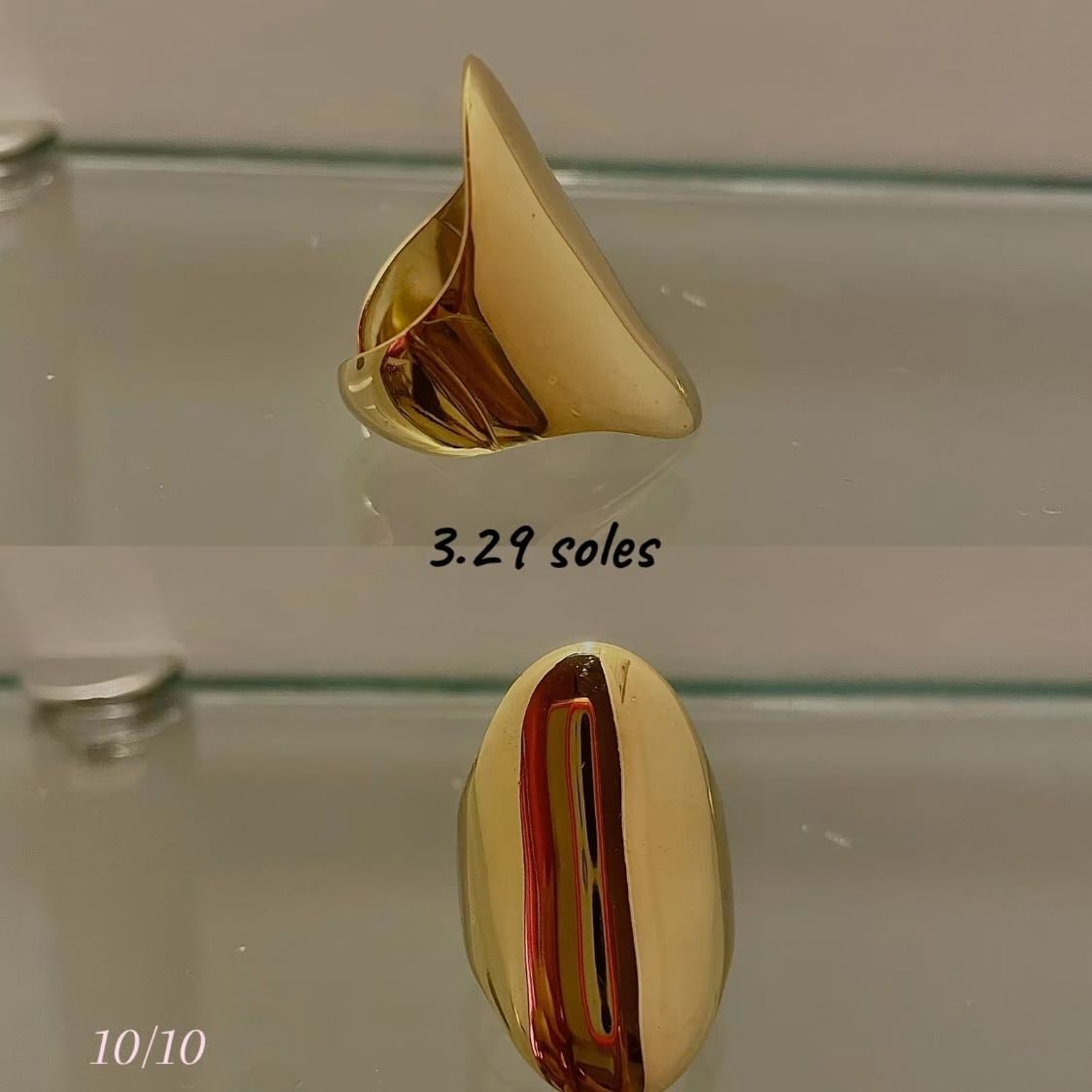 Anillo dorado - Ajustable aunque delgado