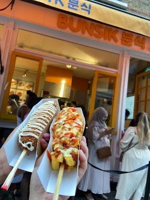 Bunsik - Korean food - corn dog
