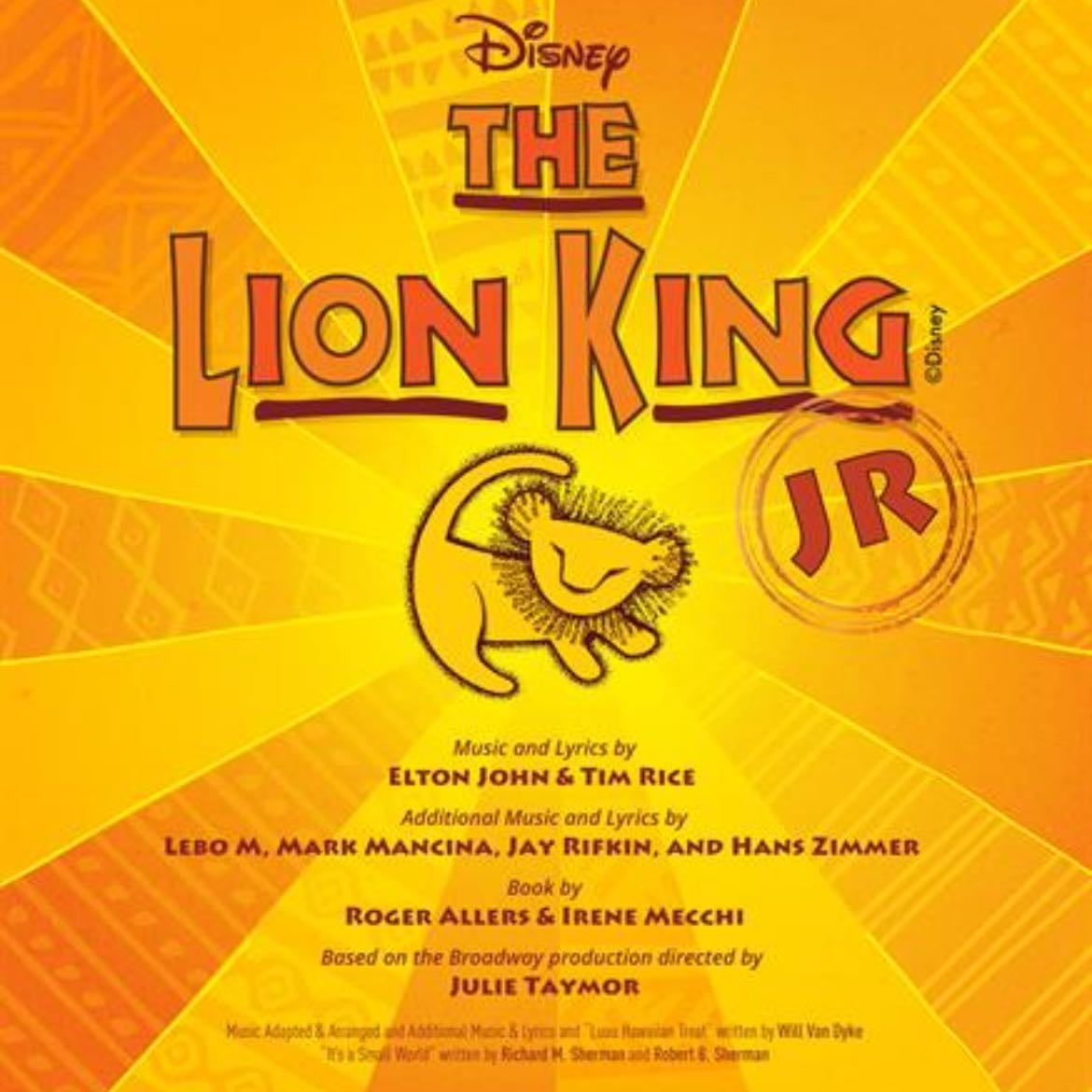 The Lion King - My 1๏ธโฃ play ~ ensemble ๐ฆ