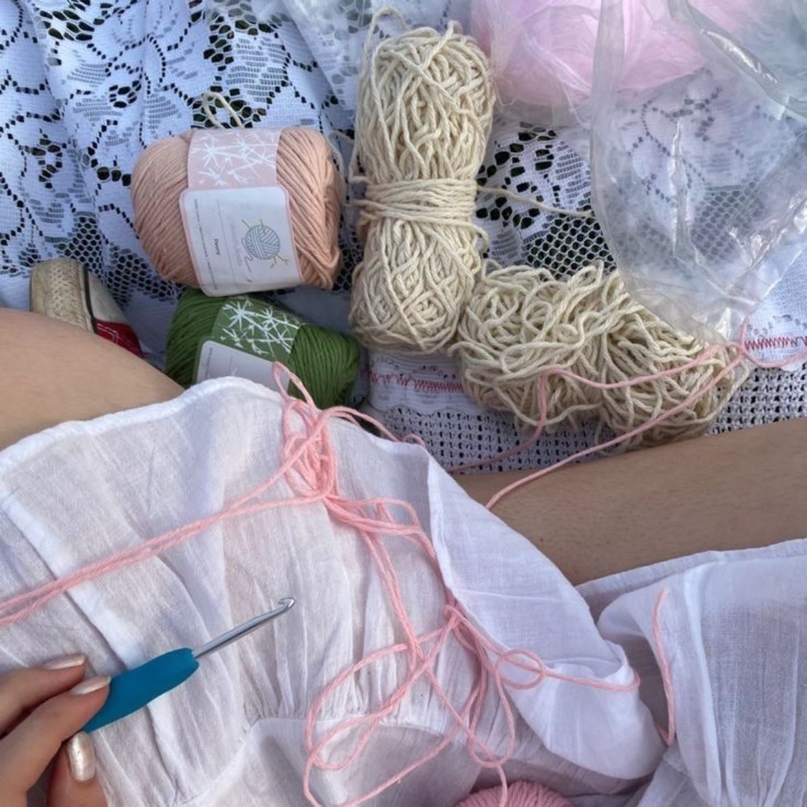 crocheting