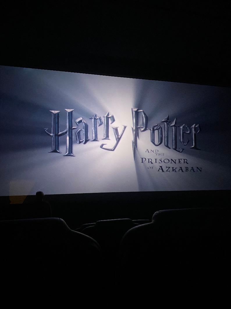 going to the movies and do our yearly harry potter marathon
