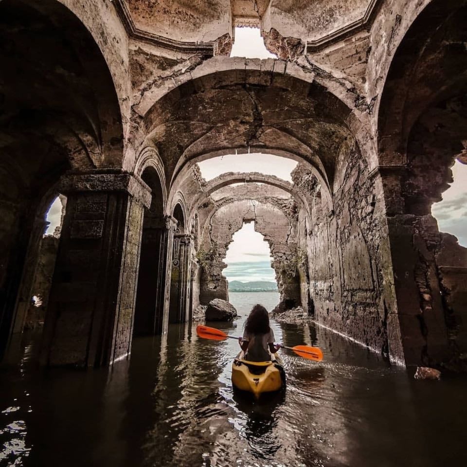 Templo Hundido - Presa la Purísima, Guanajuato