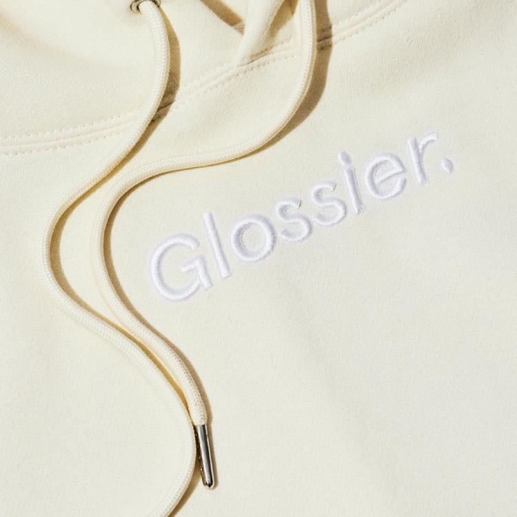Cream hoodie glossier. - Glossier.