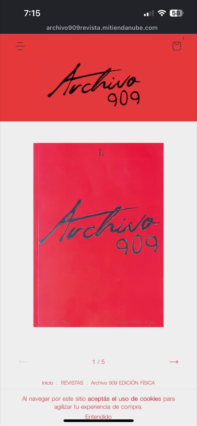 La revista física de archivo 909