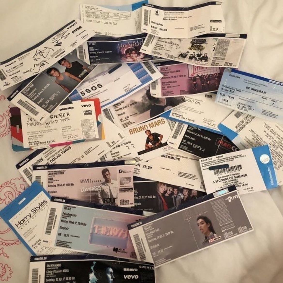 Entradas para un recital