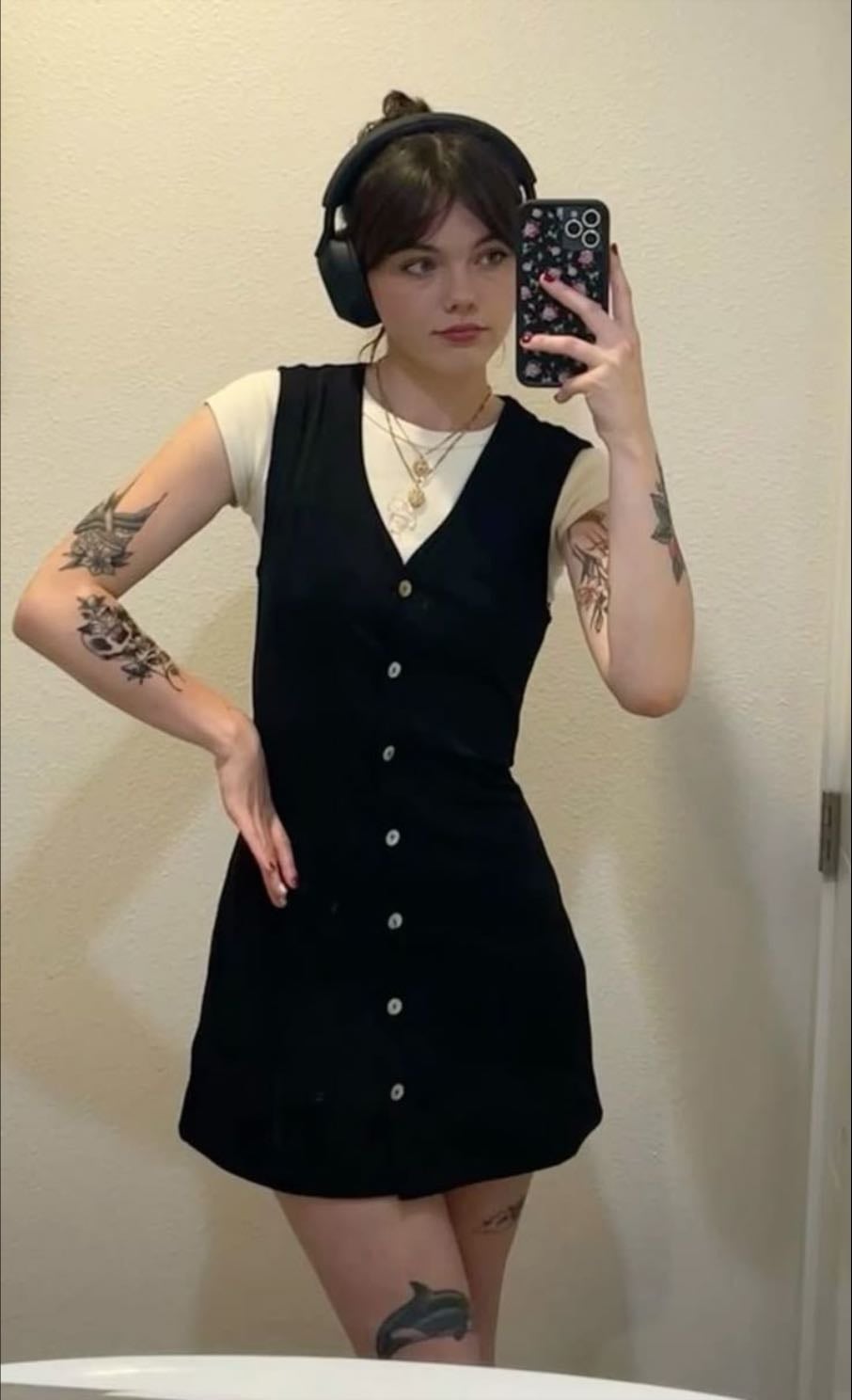 Este vestido de corderoy