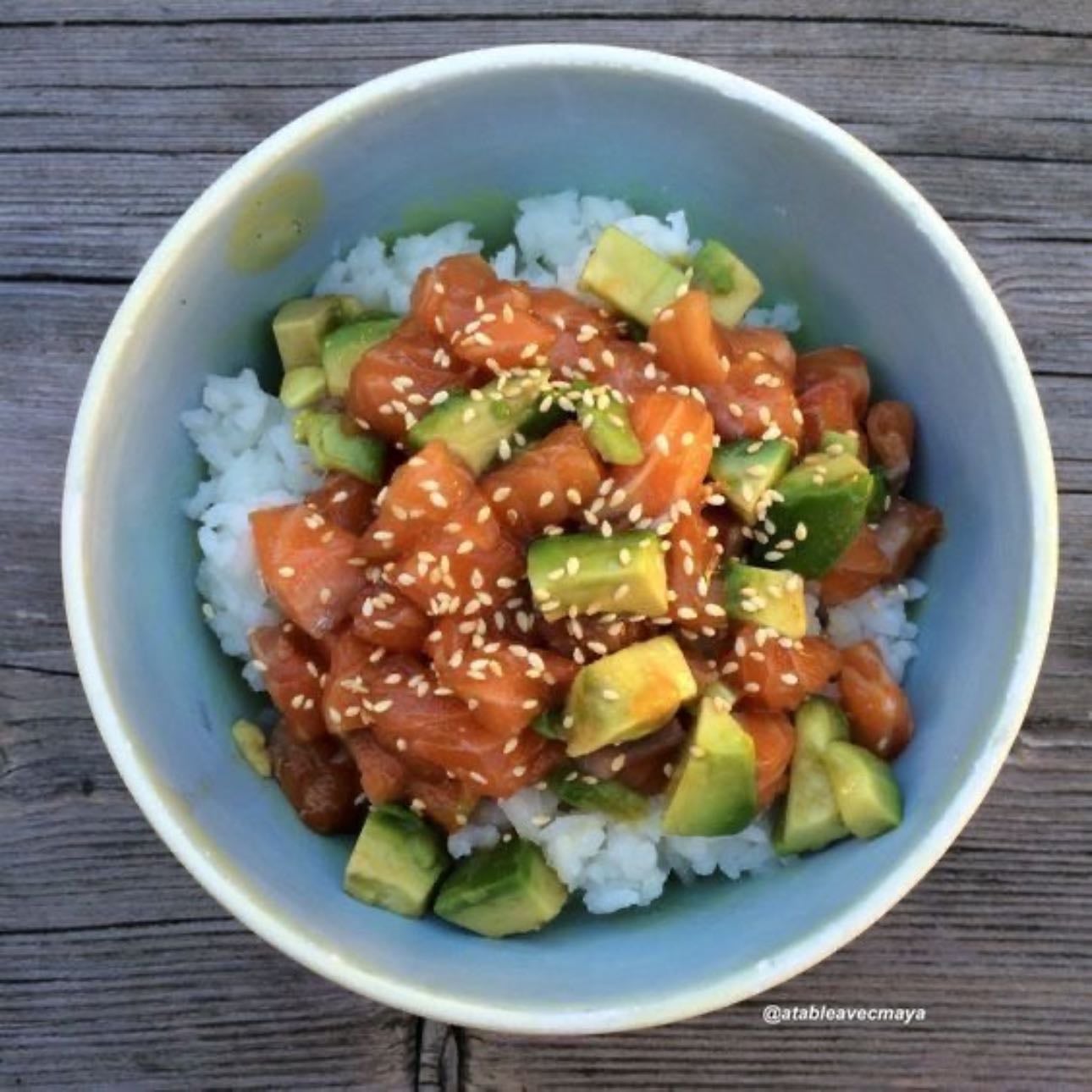 Bowl Saumon, Avocat - Plat