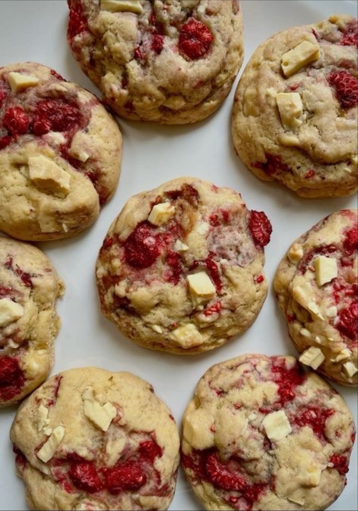 Cookie Framboise, Blanc - Dessert