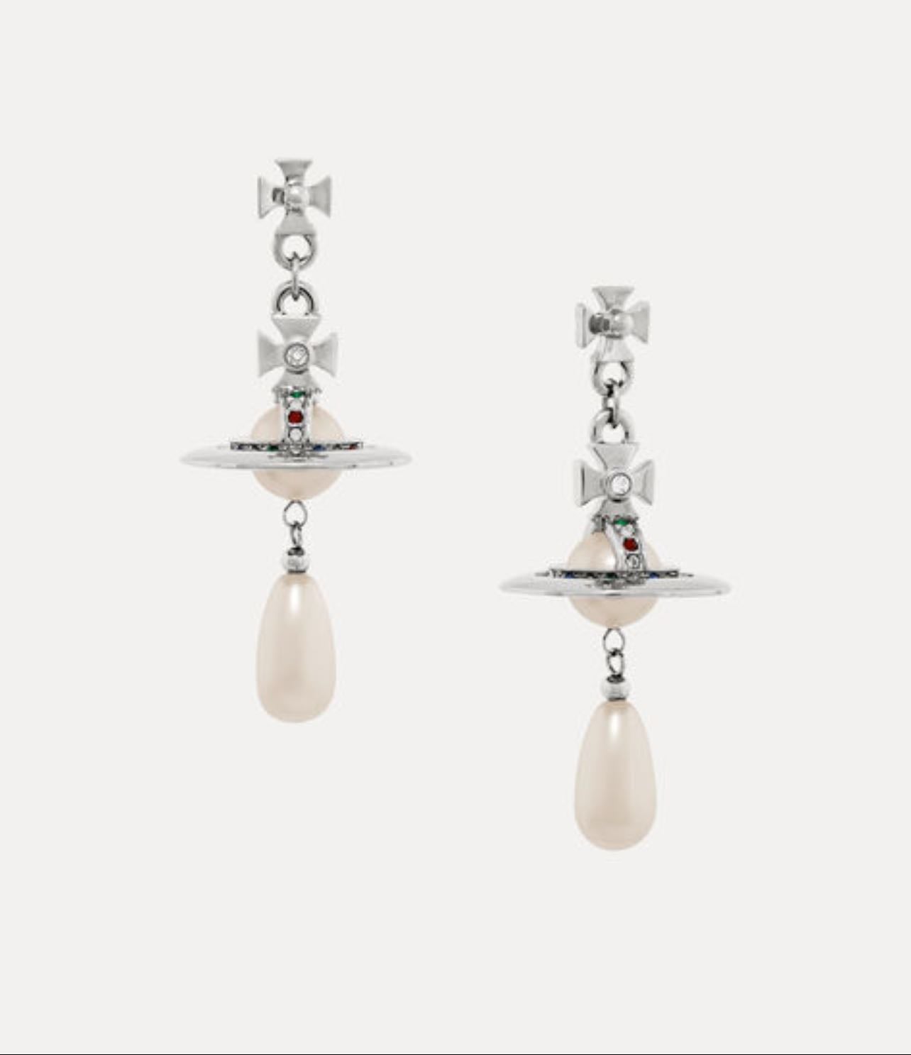 VW Pearl Drop Earrings