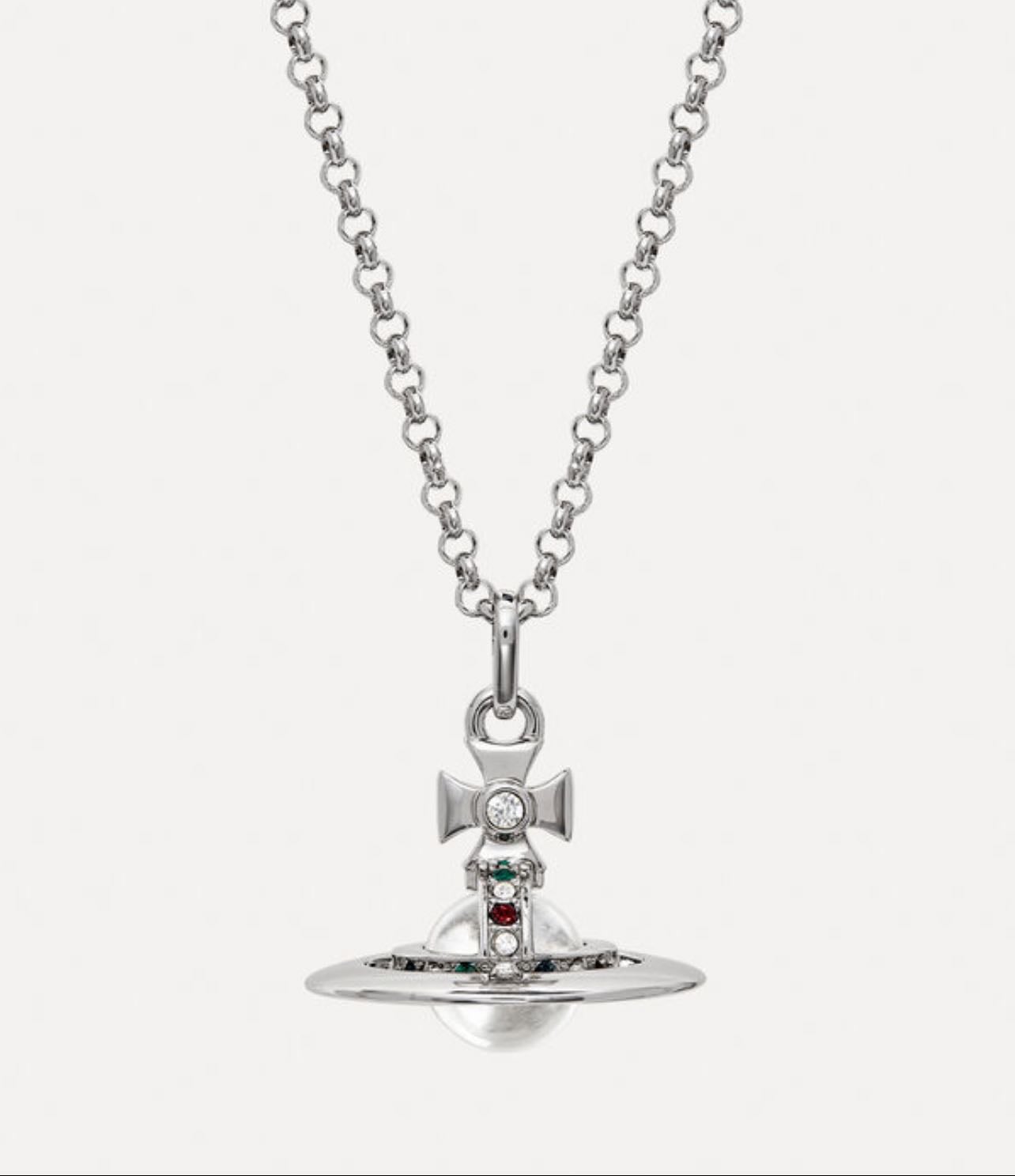 VW Tiny Orb Pendant Necklace