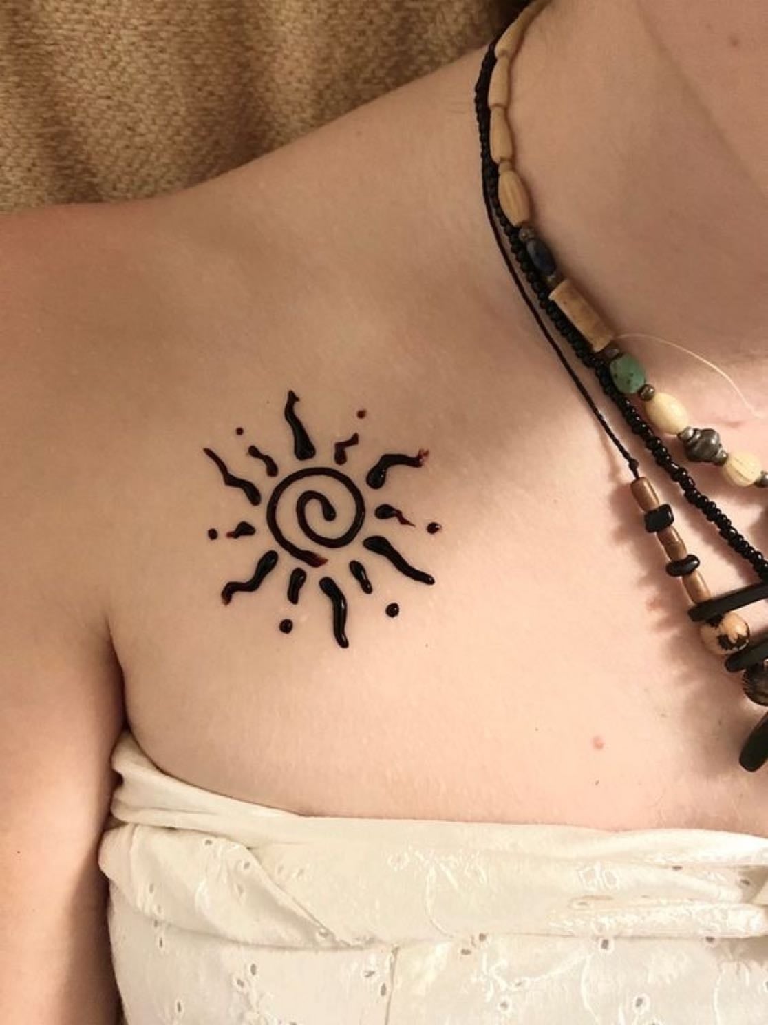 Henna tattoos - These super cute tattoos are easy to make, cheap and last up to 3 weeks!!