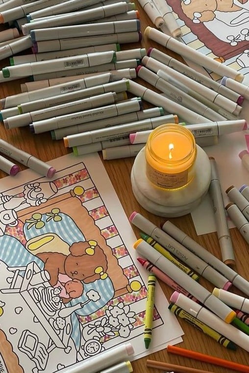 Finish A Coloring Book