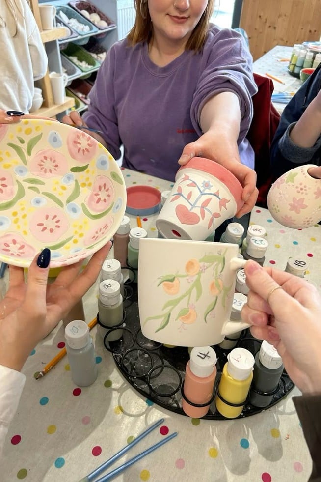 Pottery Glazing