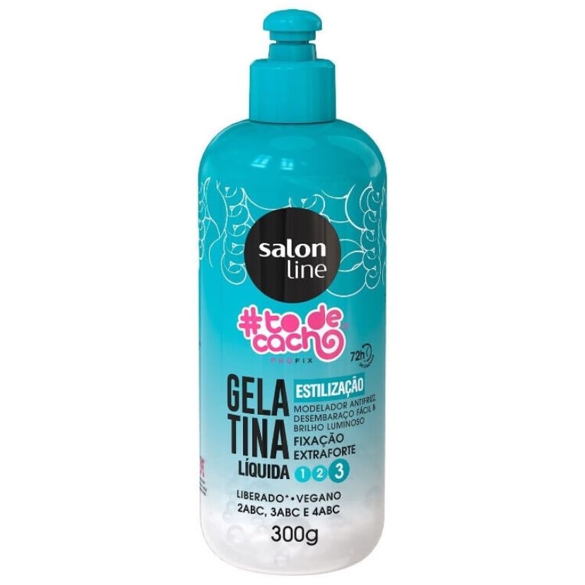 Gelatina Salon Line # to de cacho Estilização - vi que la recomiendan mucho para pelo ondulado con porosidad baja y fino, promete mucha fijación
