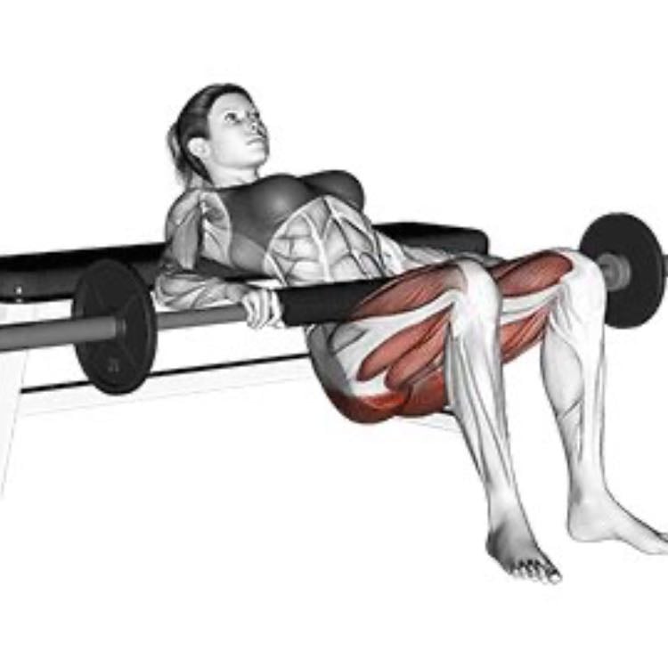 Hip thrust - 27.5 + 12.5/10
Set: 8 enteras, 8 kas, 8 seg sujetar
