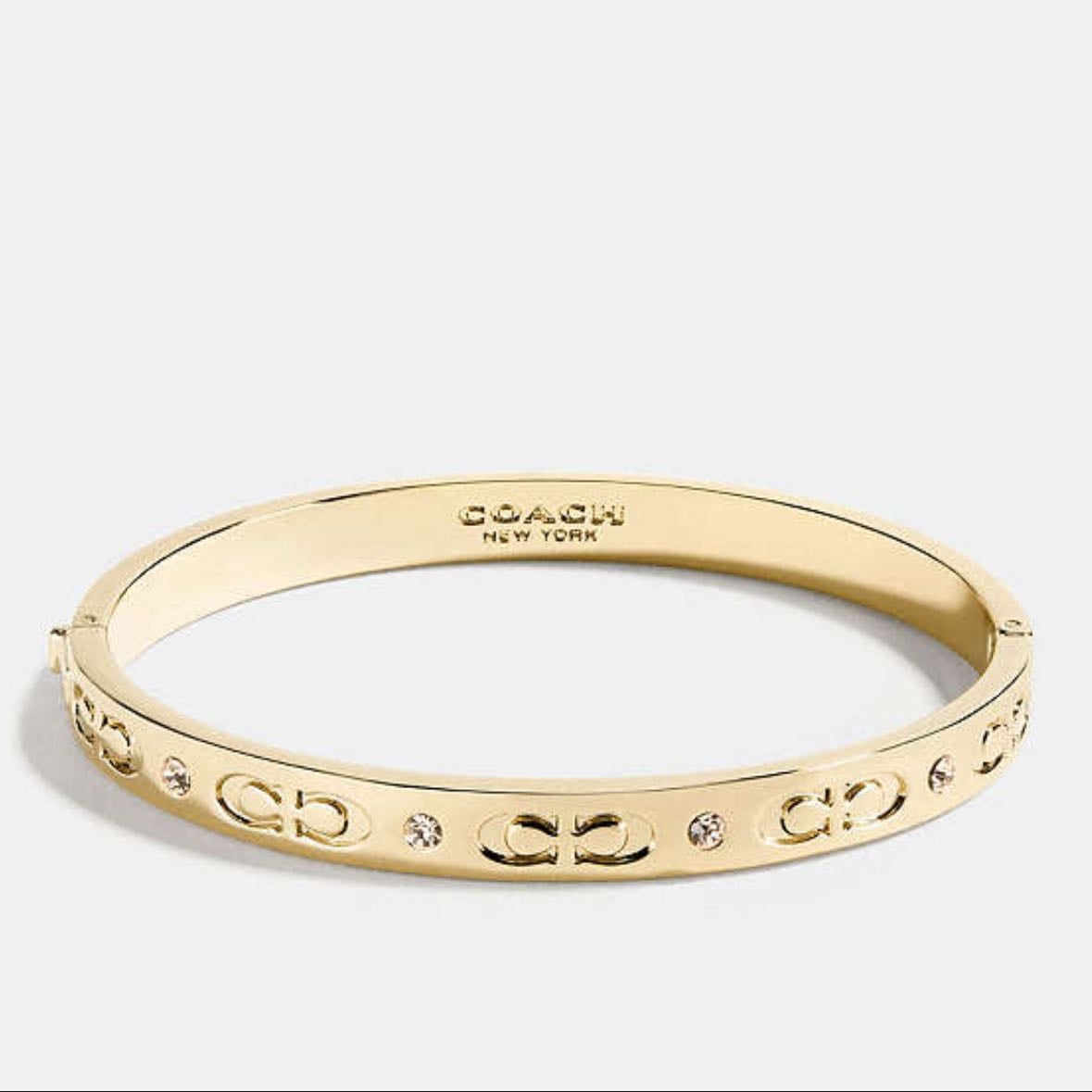 gold bracelet - coach