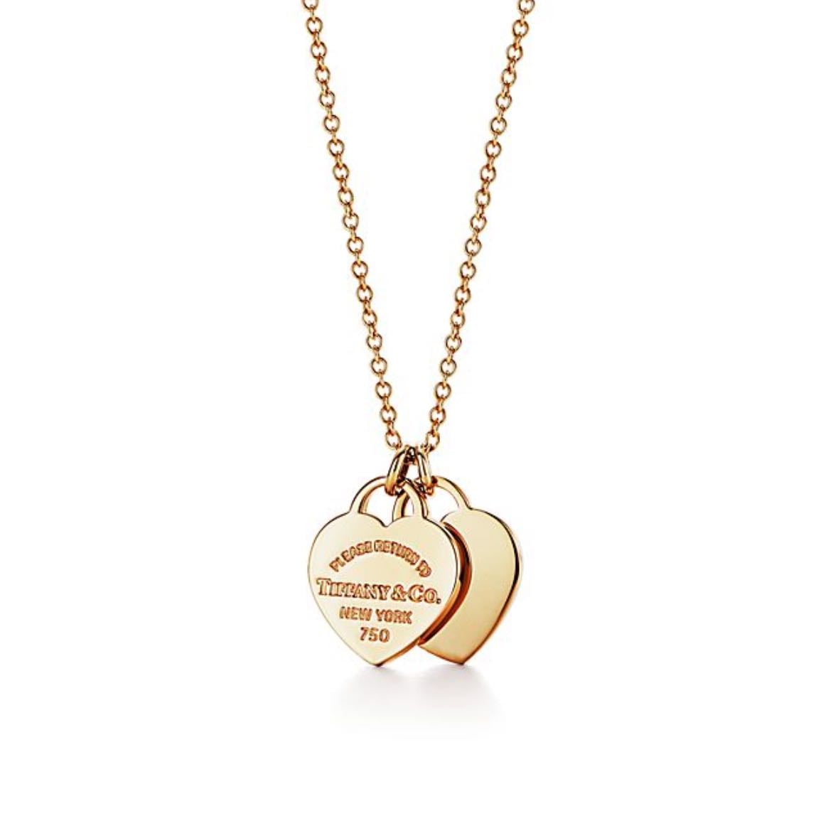 gold heart necklace - tiffany & co.
