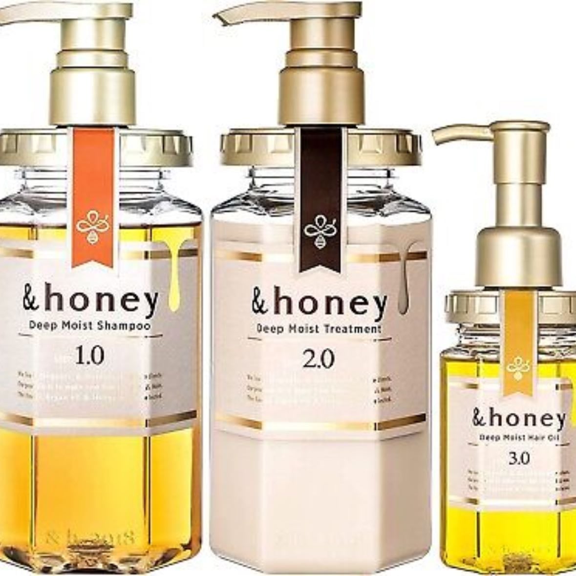&honey - Shampoo, acondicionador y aceite