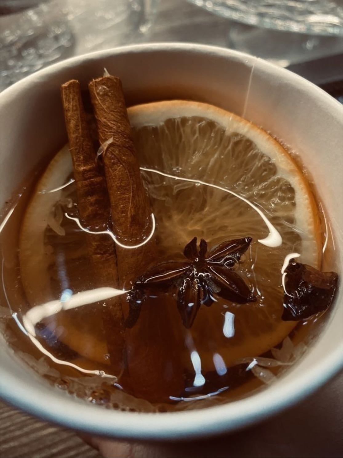 beber algo calientito cuando hace frío - drink something warm when it's cold