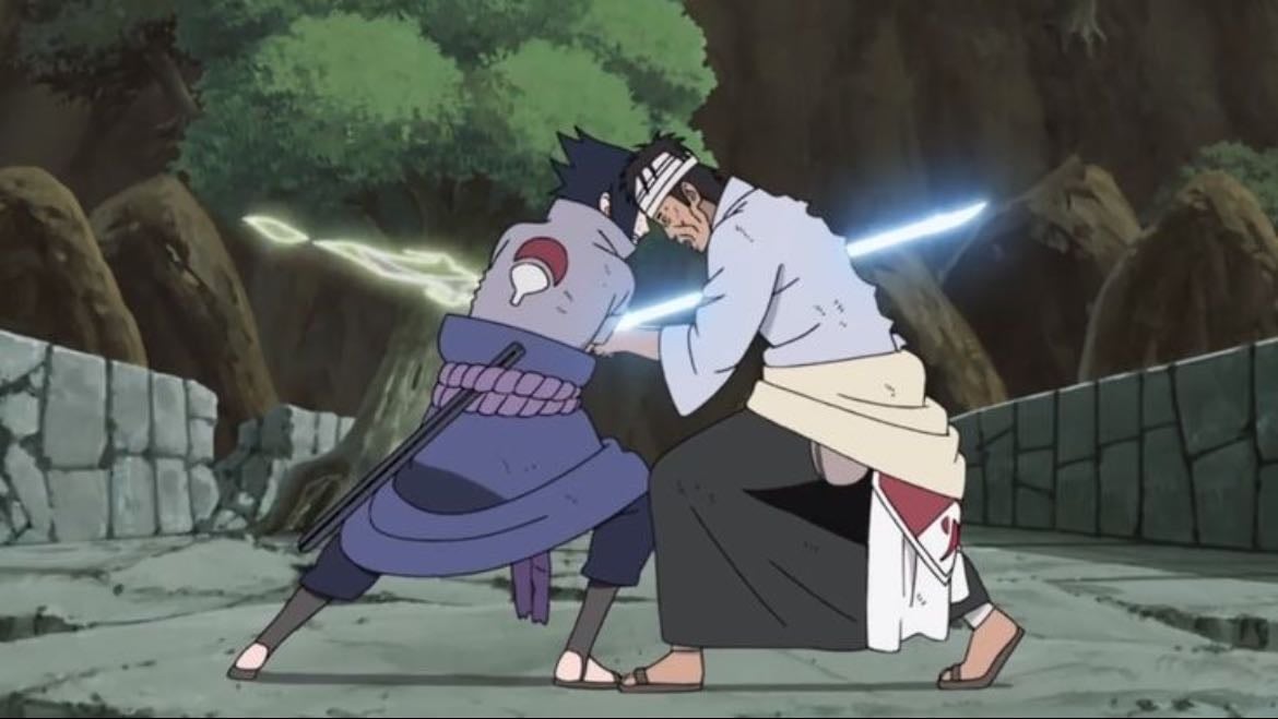 Sasuke vs danzo