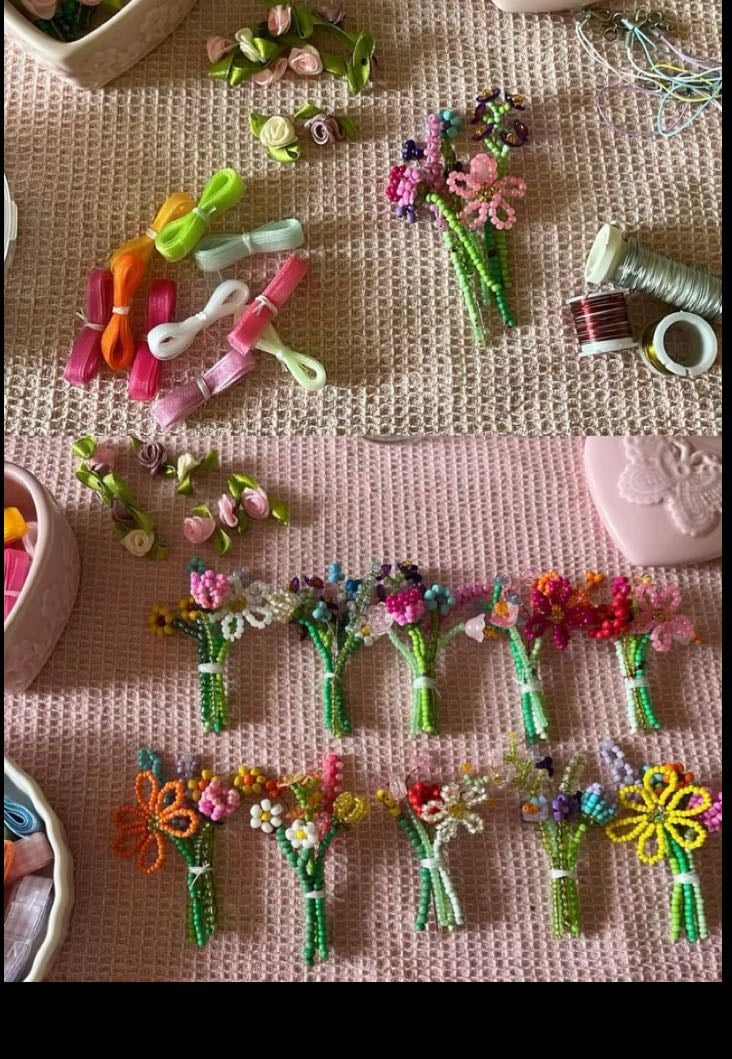 Beaded Bouquets