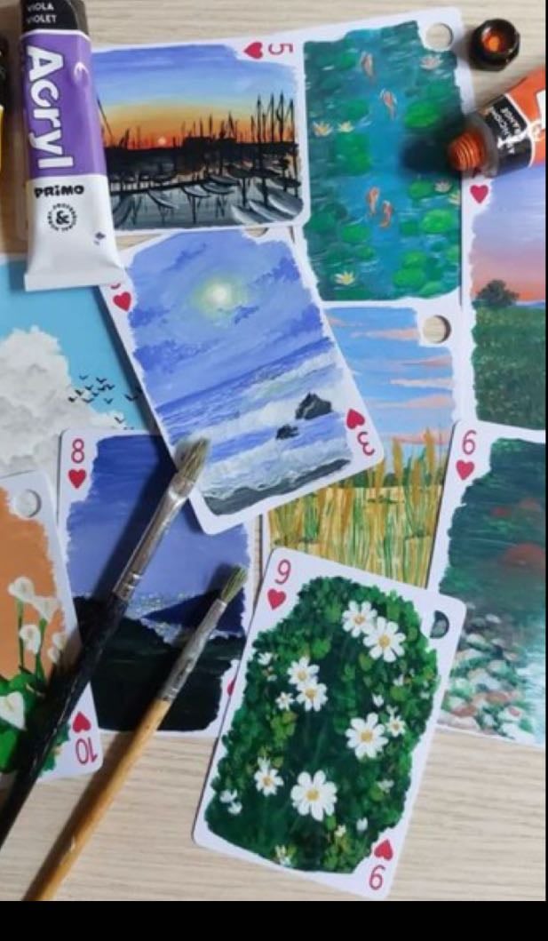 Painted Cards