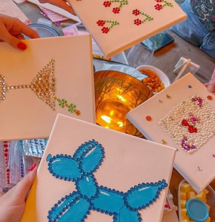 Bedazzled Paintings