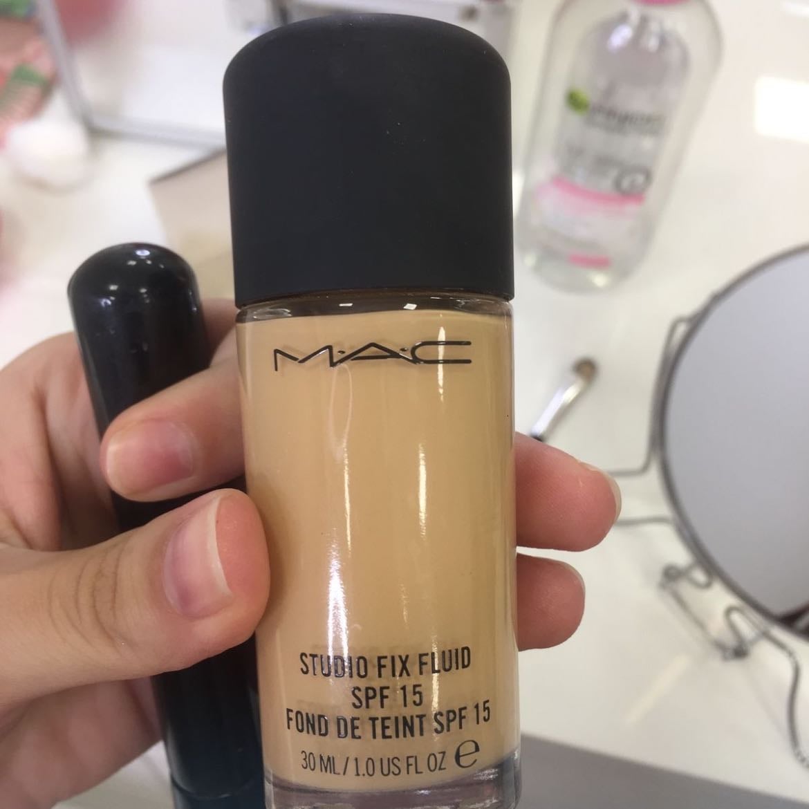 mac studio fix foundation - the. best. foundation. i’ve. ever. used. so full coverage, lasts all day, all night.
