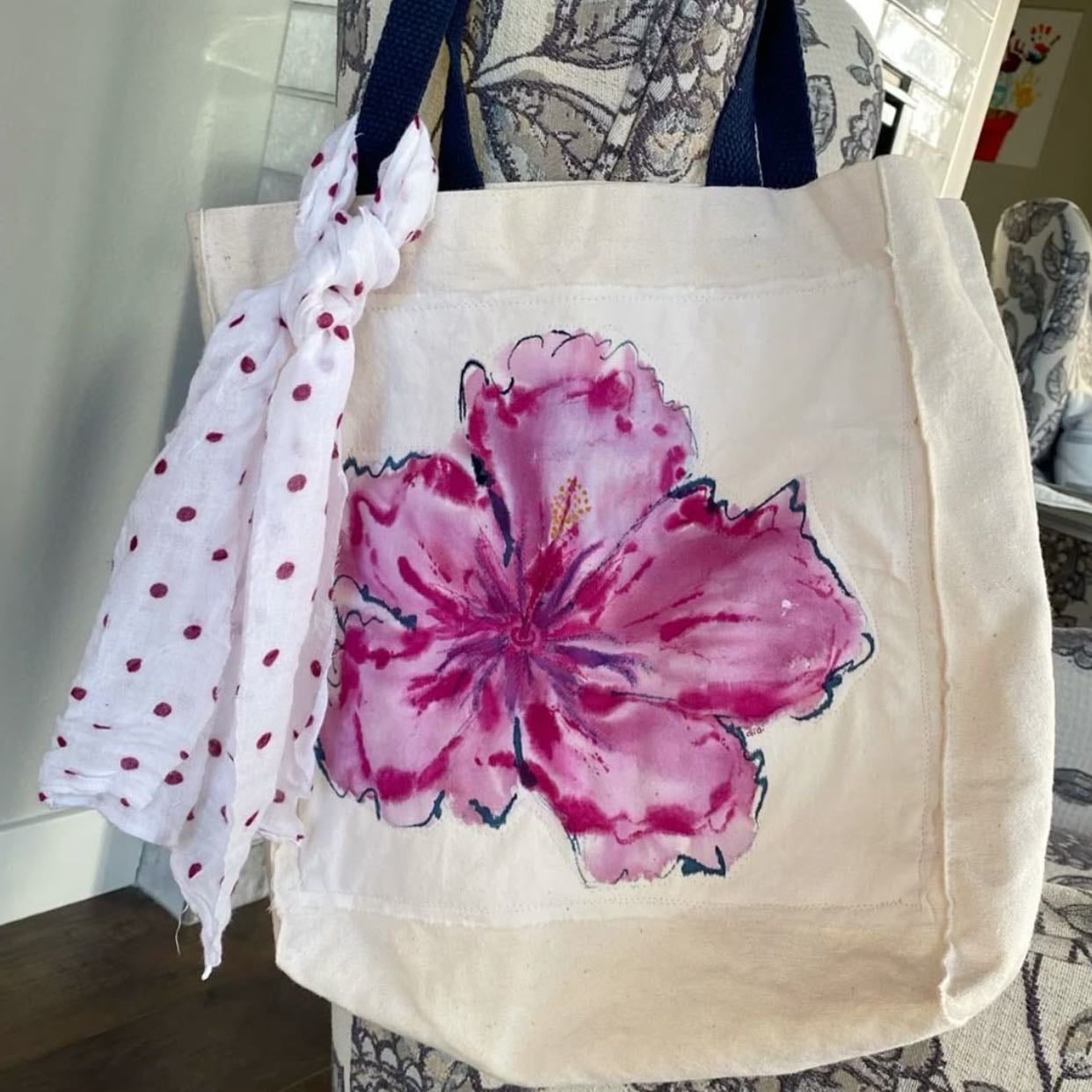 Tote bag pintada a mano - Deja llevar tu creatividad