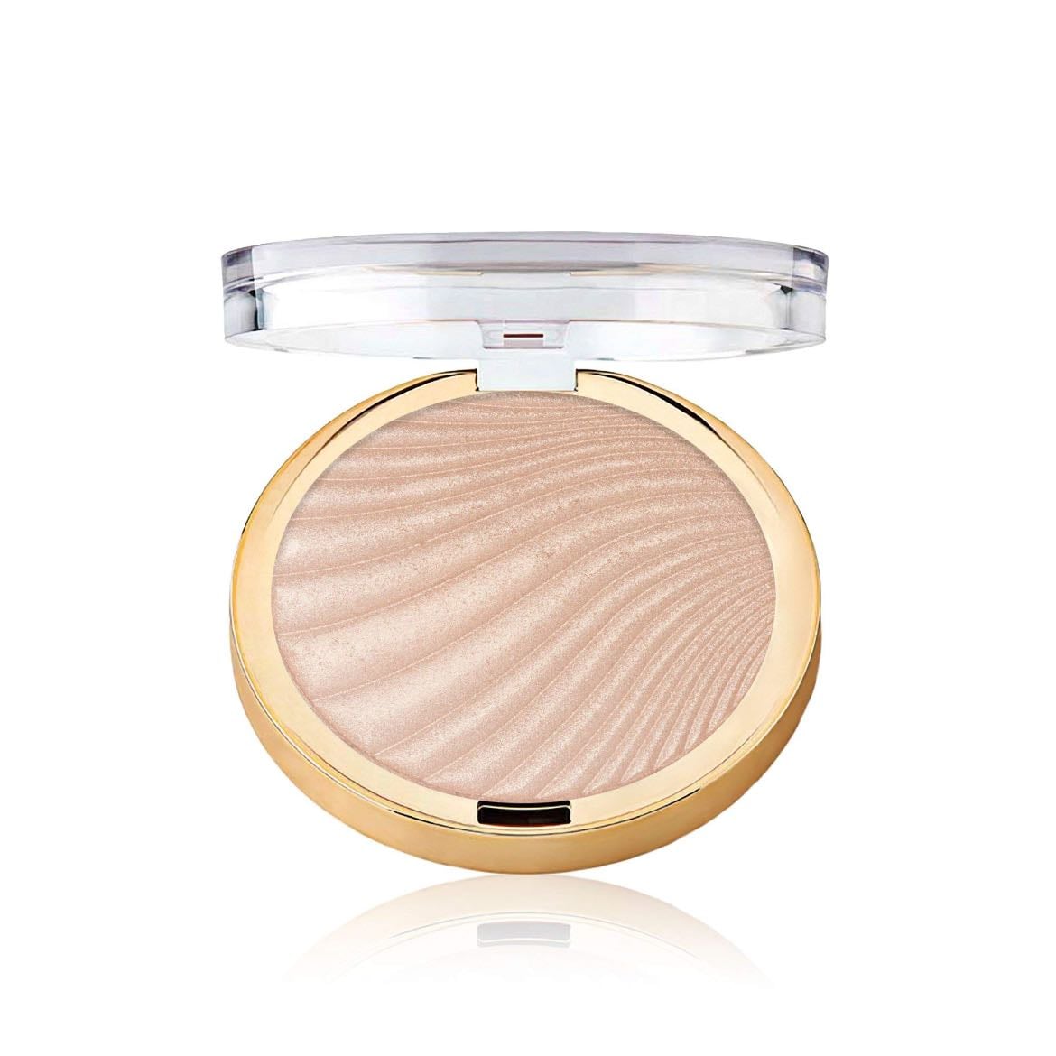 Milani Strobelight - Tono: Sunglow. Mi iluminador favorito en la faz de la tierra. Super lindo, pareciera como glow from within