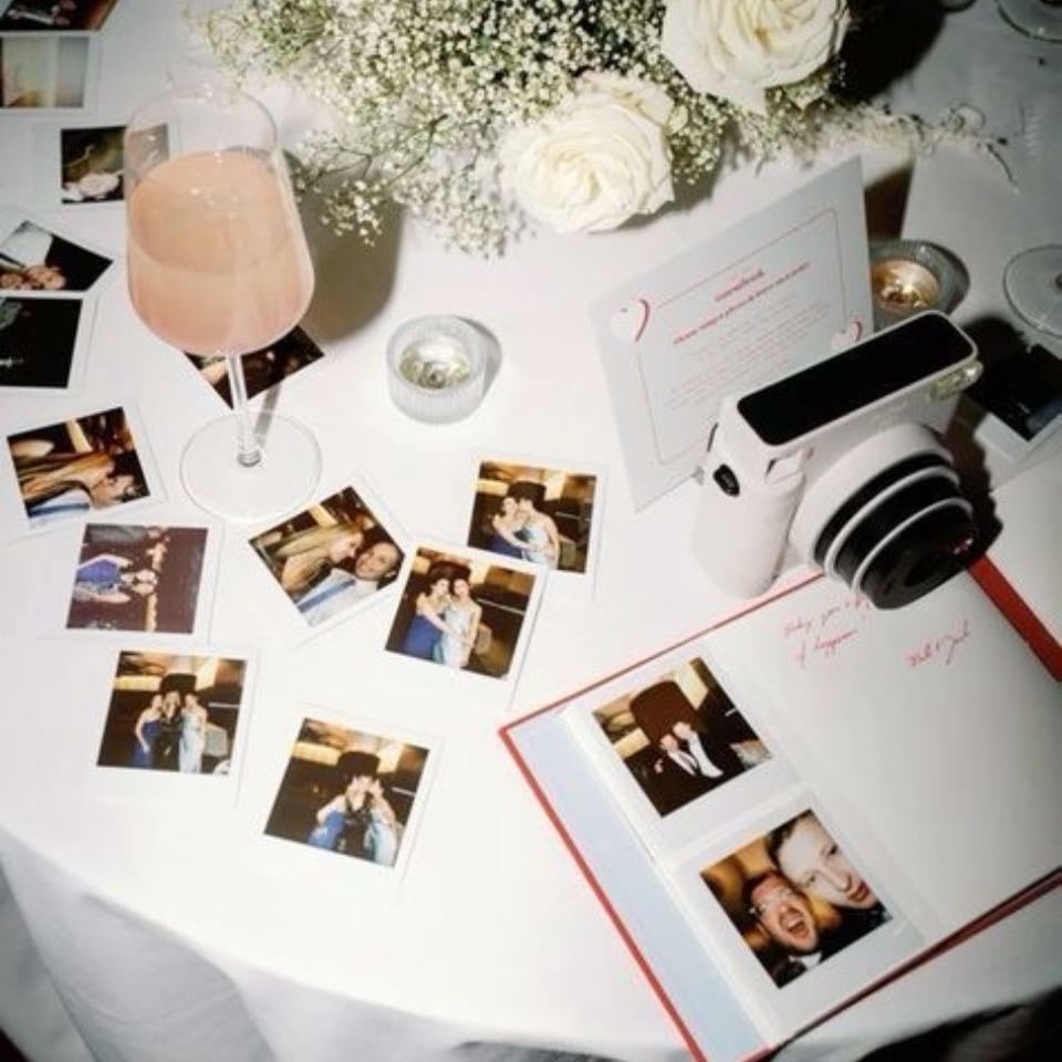polaroids na festa para os convidados