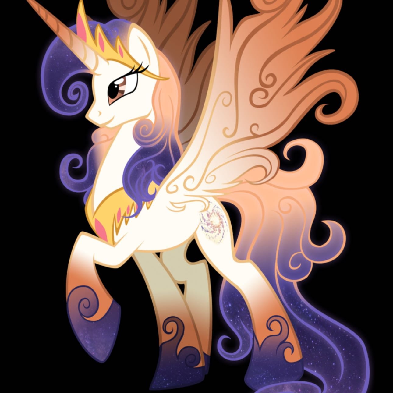 queen galaxia - my little pony