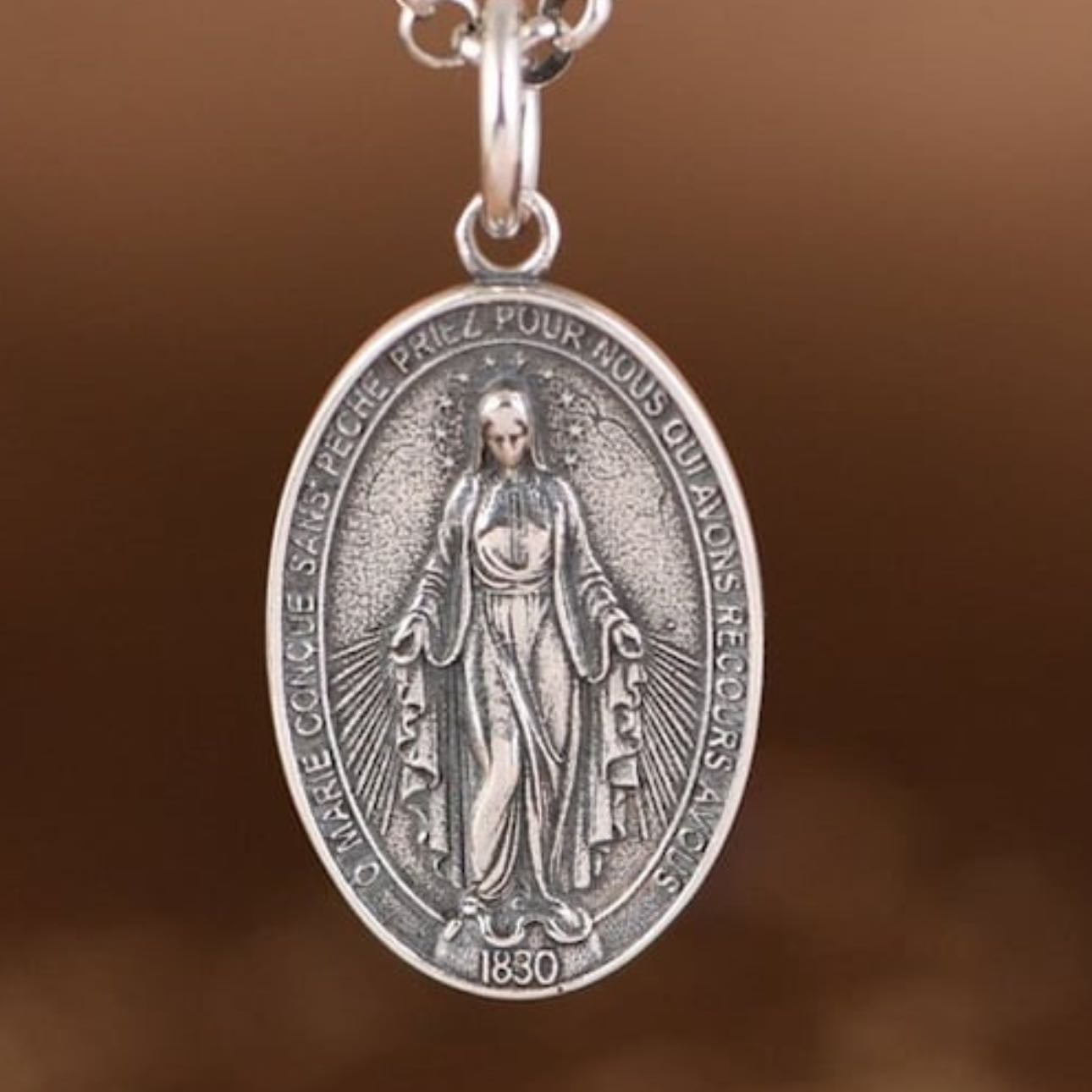 sterling miraculous mary - i lost the one i wore every day im so heartbroken