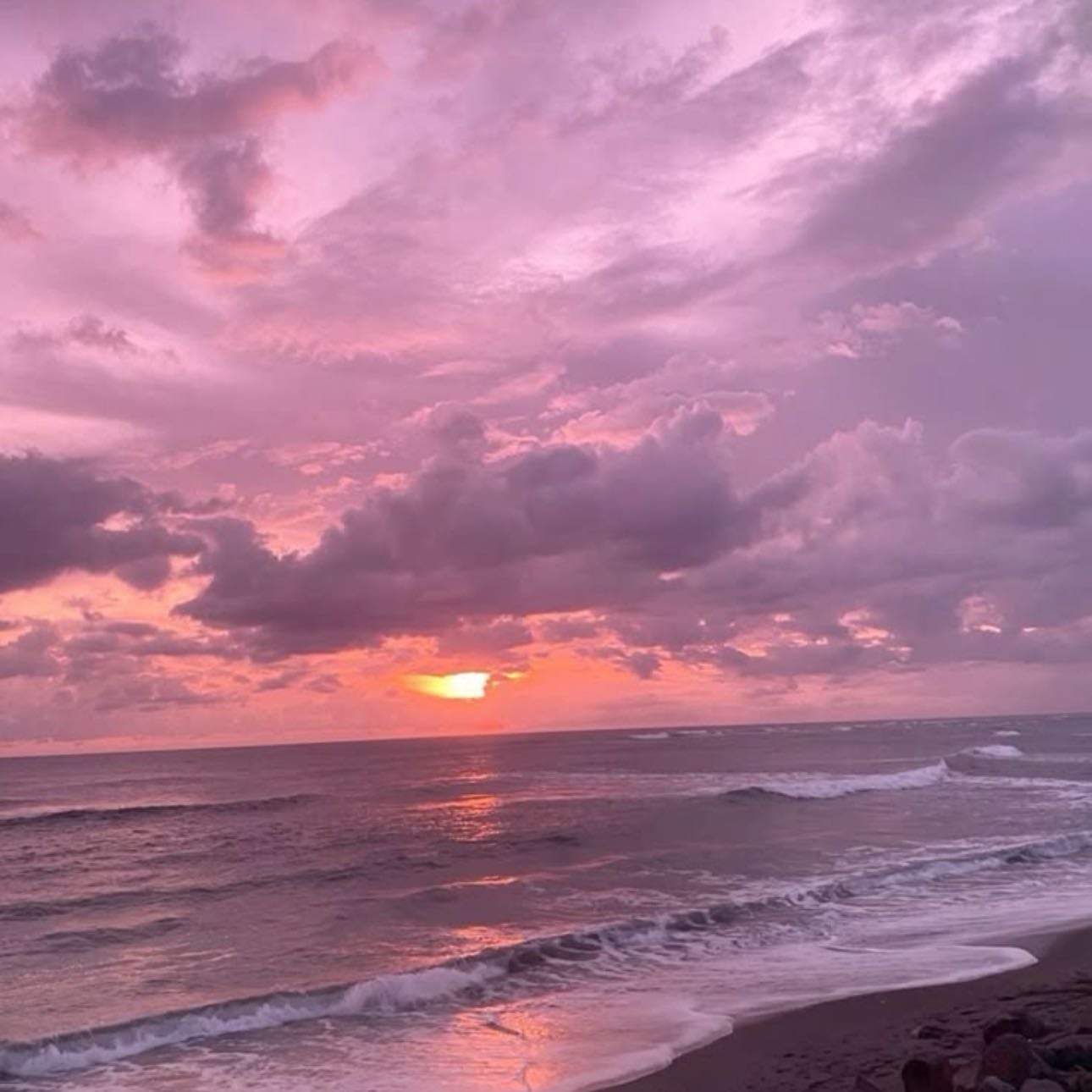 pink sunsets
