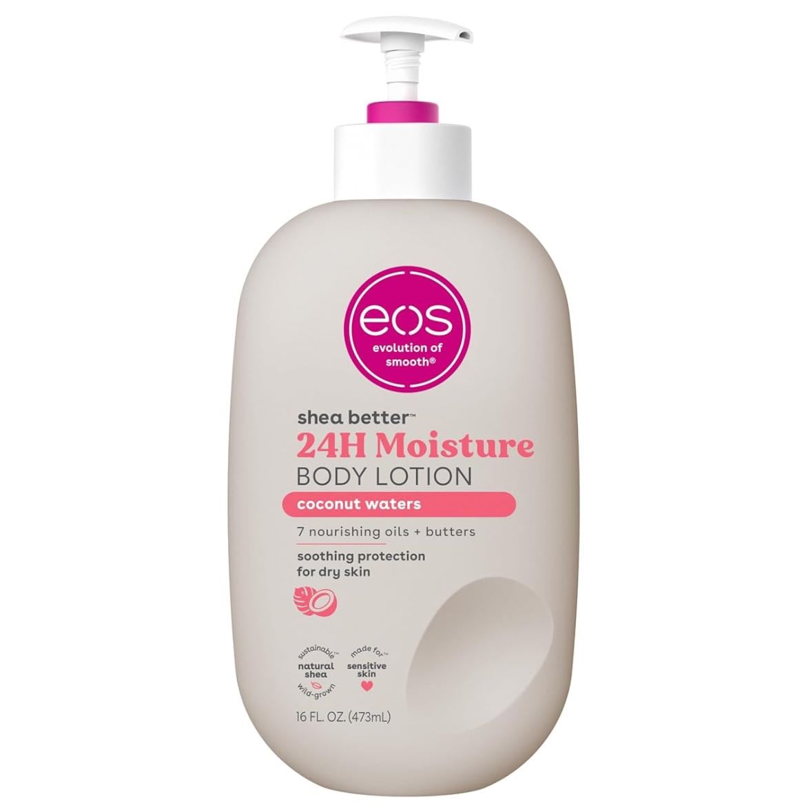 Eos Body Lotion Coconut Waters - Un coco fresco, cremosito pero con un toque limpio y ligeramente veraniego.