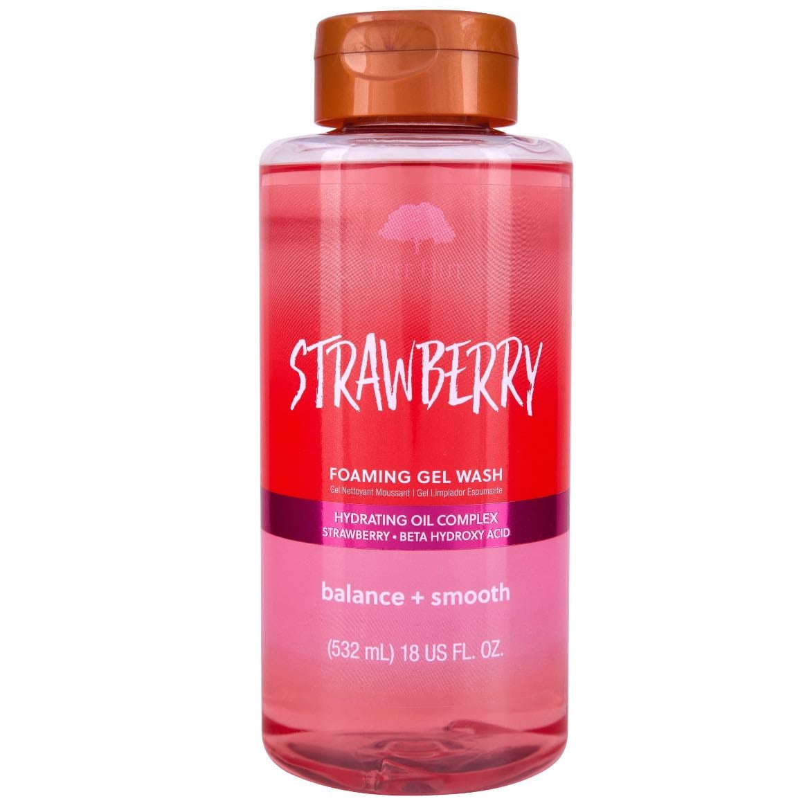 Tree Hut Strawberry Body Wash. - Jabón corporal líquido.
