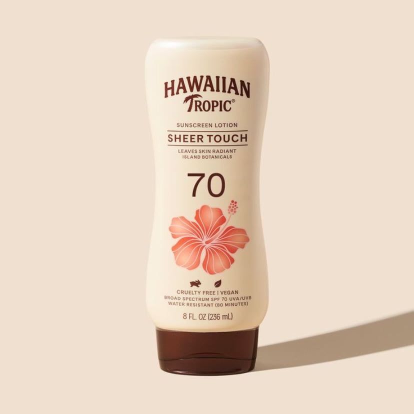 Hawaiian tropic sunscreen