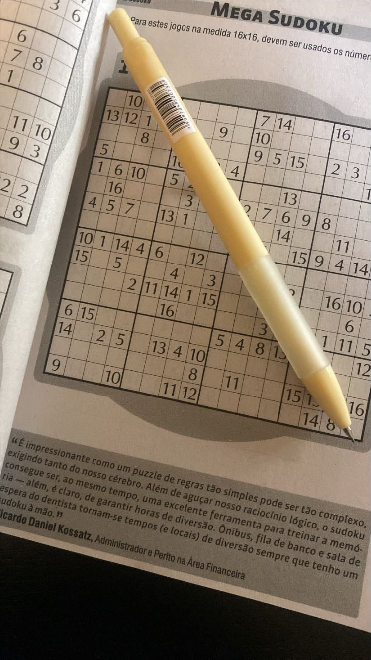 terminar meu livro de sudoku