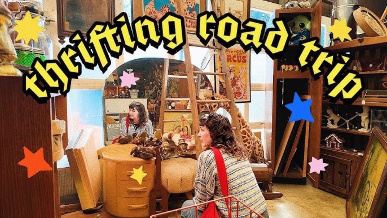 Stop doom scrolling, take a thrifting road trip - YouTube
