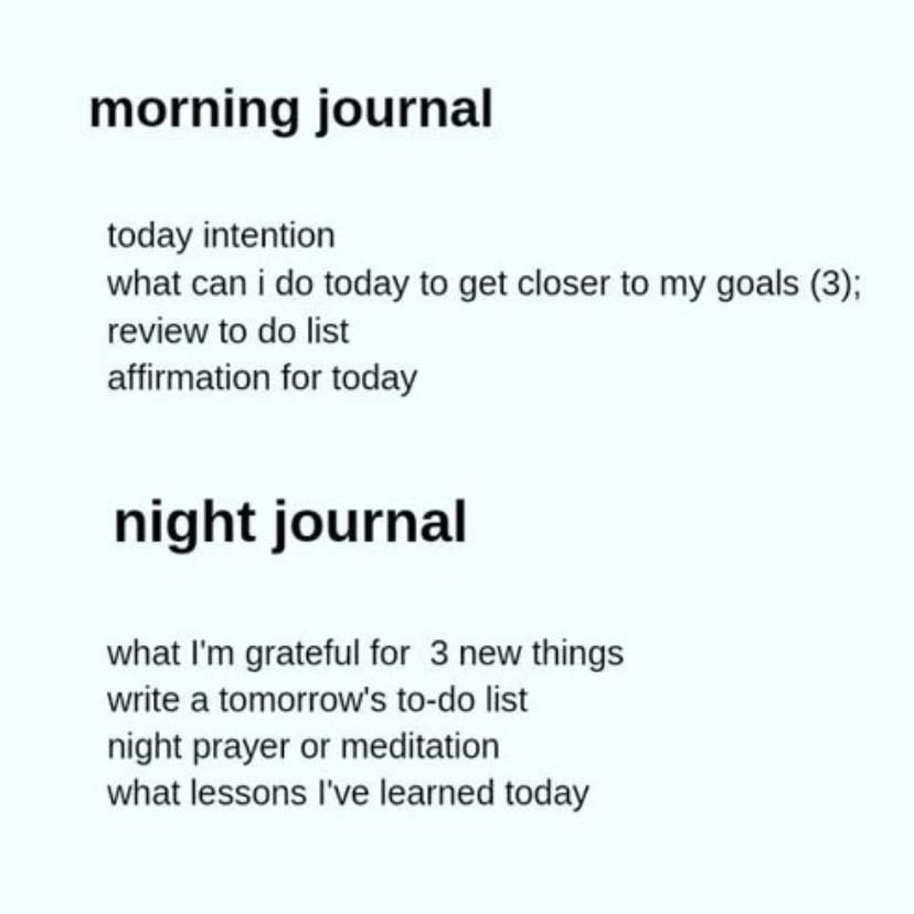 Daily journal prompts